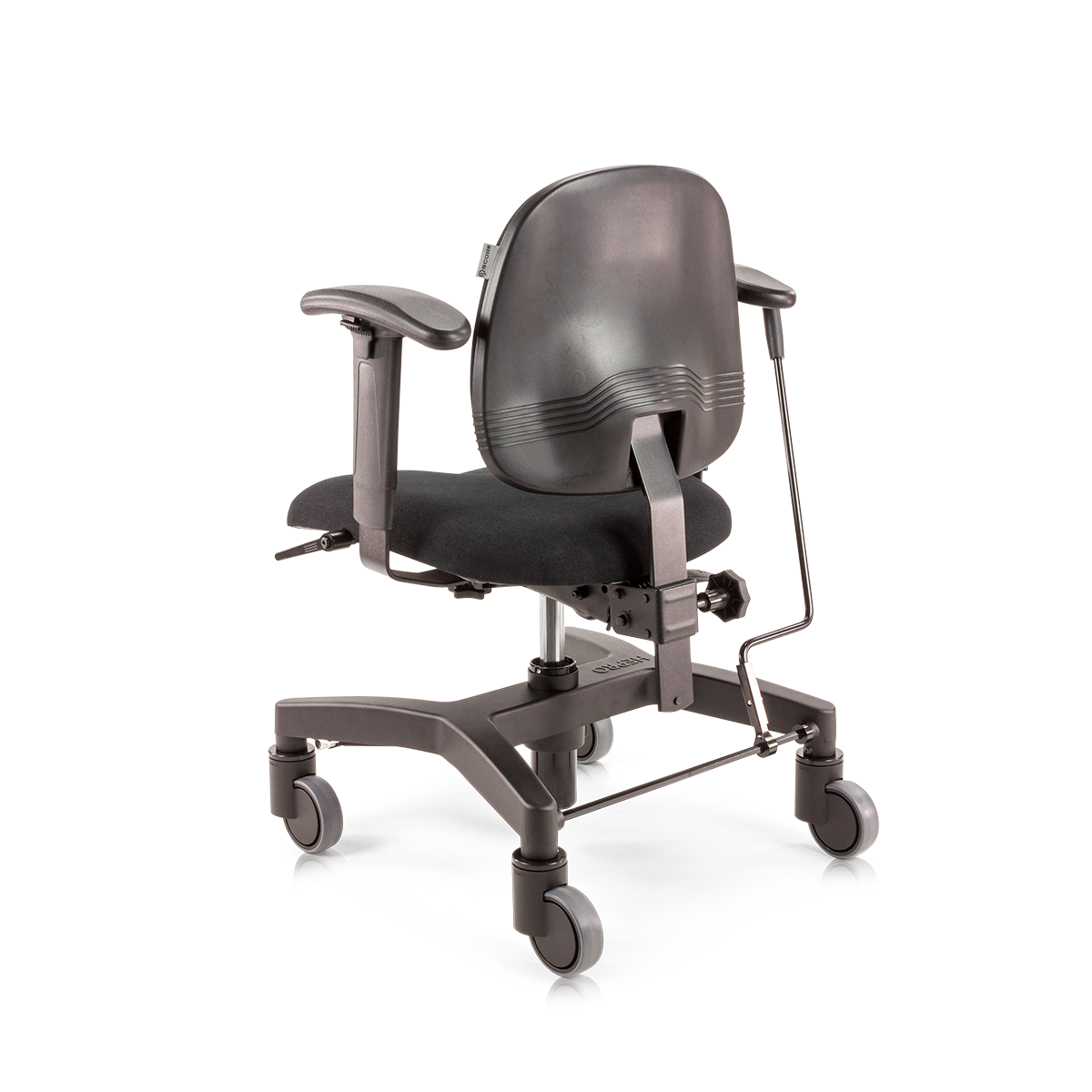 Mobility Work Chair 2300 Arthrodese Trevira D09 Black (4)