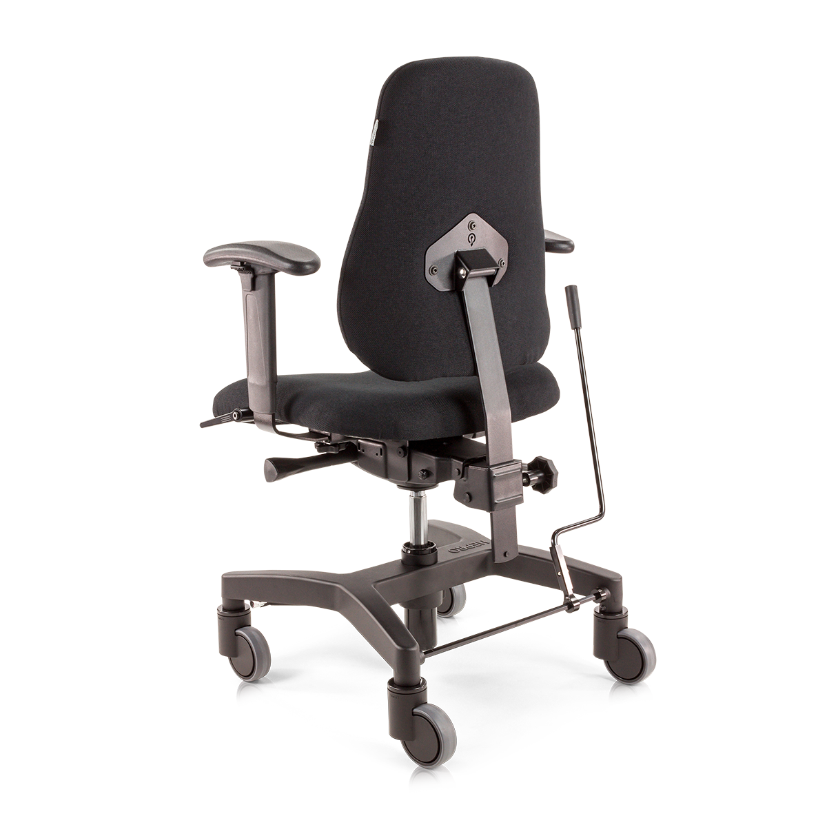 Mobility Work Chair 5000 Arthrodese Trevira D09 Black (4)